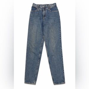Lawman High Rise Mom Jeans Double Waistband Sz 11 29x31 Tapered Y2K 100% Cotton